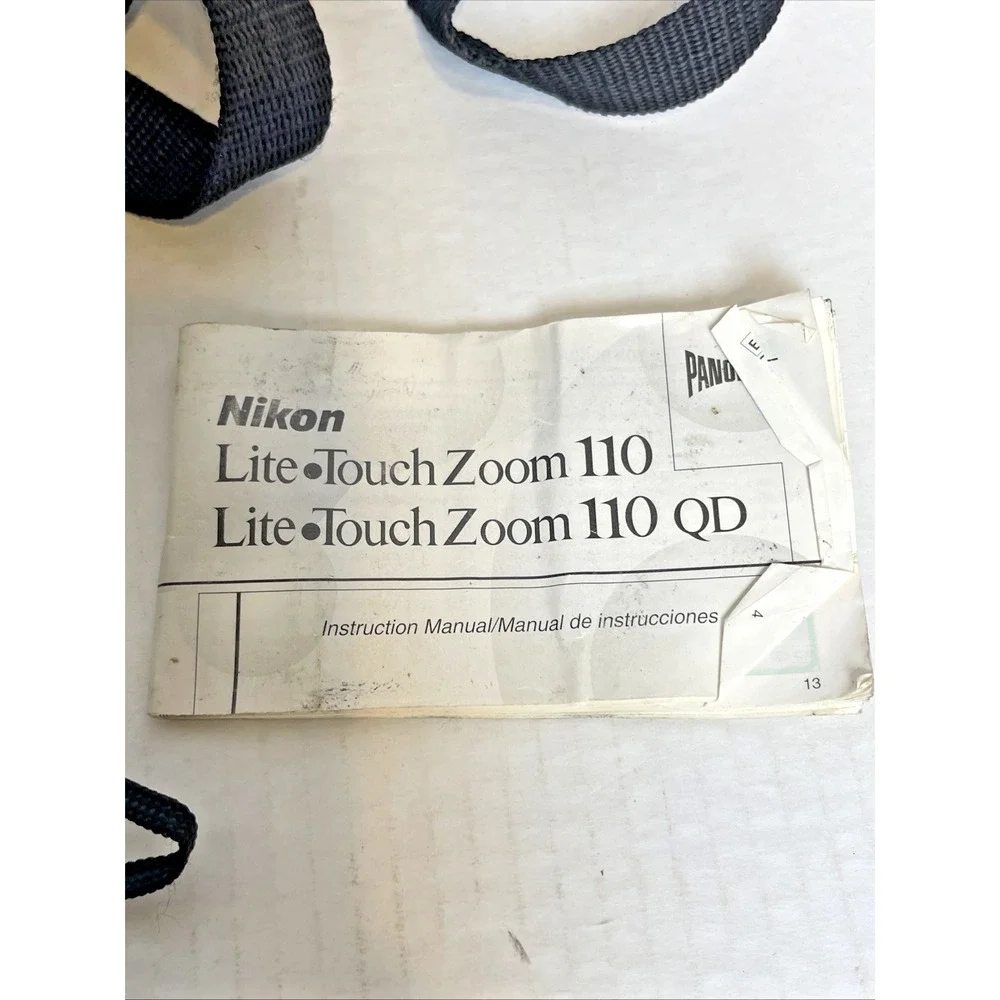 Nikon Lite-Touch Zoom 110 AF 35mm Point & Shoot TESTED & WORKS/NEW BATTERY &Case
